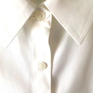 Jones New York Non Iron White Blouse